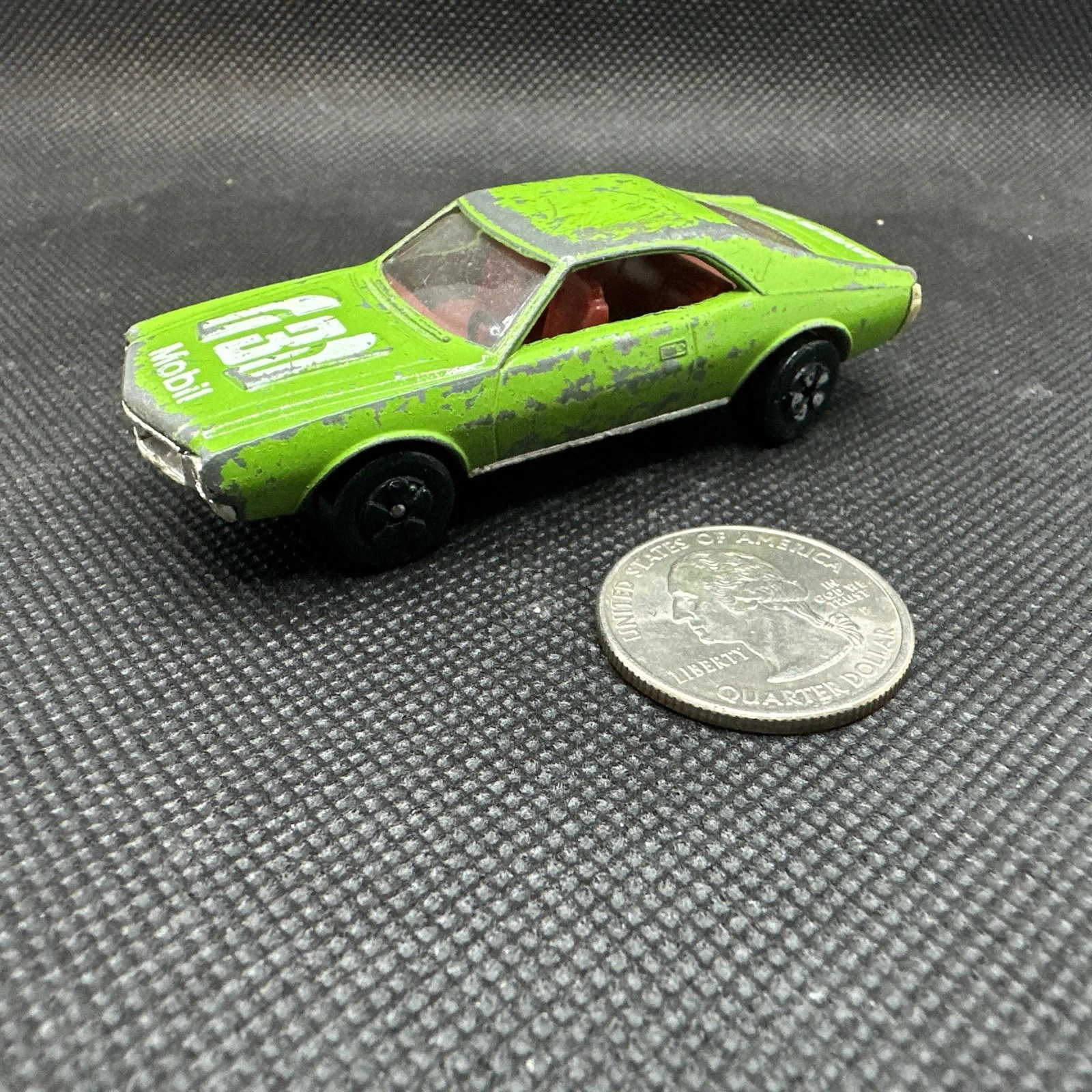 Vintage Peelers Playart Die-Cast Car Woolworth Javelin SST Mobil Green