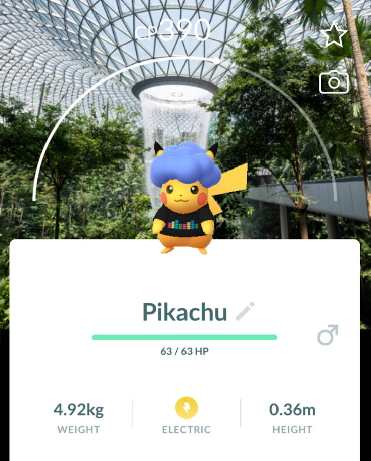 ⚡ PokéXciting! PIKACHU Blue 🇸🇬 Singapore Background | Pokémon GO Trade 🔄
