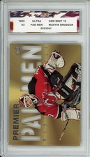 1995 Fleer Ultra Pad Men #2 Martin Broduer AGC 10 Gem Mint New Jersey Devils