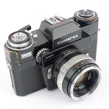 Zeiss Contarex Super Black Paint last version w. Planar 2/50mm