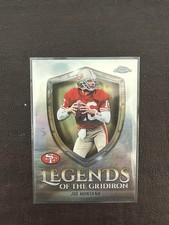 2025 Topps Chrome Legends of the Gridiron Joe Montana Refractor #LOG-8