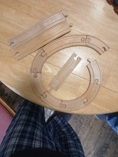 Brio Wooden Train Track. Parts Only. 11 Pcs.