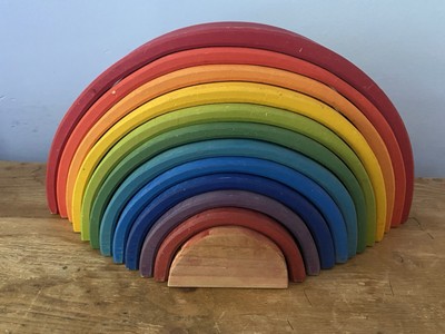 Grimm s großer Regenbogen - sanft gebraucht (ein repariertes Stück)