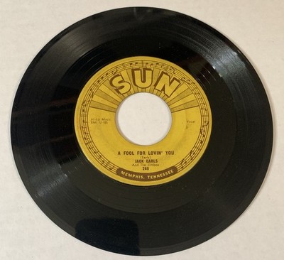 JACK EARLS And The Jimbos SLOW DOWN 1956 SUN 240 ROCKABILLY Original 45