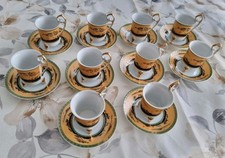 Edles Kaffeeservice (10-teilig, Vintage-Look) 