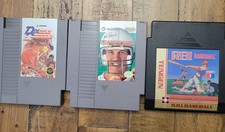 Nintendo Nes Lot Double Dribble,John Elway’s Quarterback, R.B.I. Baseball TESTED
