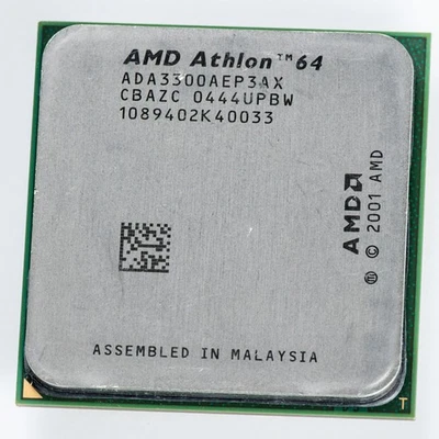 Procesador AMD Athlon 64 3300+ ADA3300AEP3AX Socket 754 2,4 GHz Newcastle 89 W Foto 1 de 3