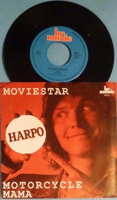 HARPO - SINGLE 7'' - MOVIESTAR / MOTORCYCLE MAMA - MINT