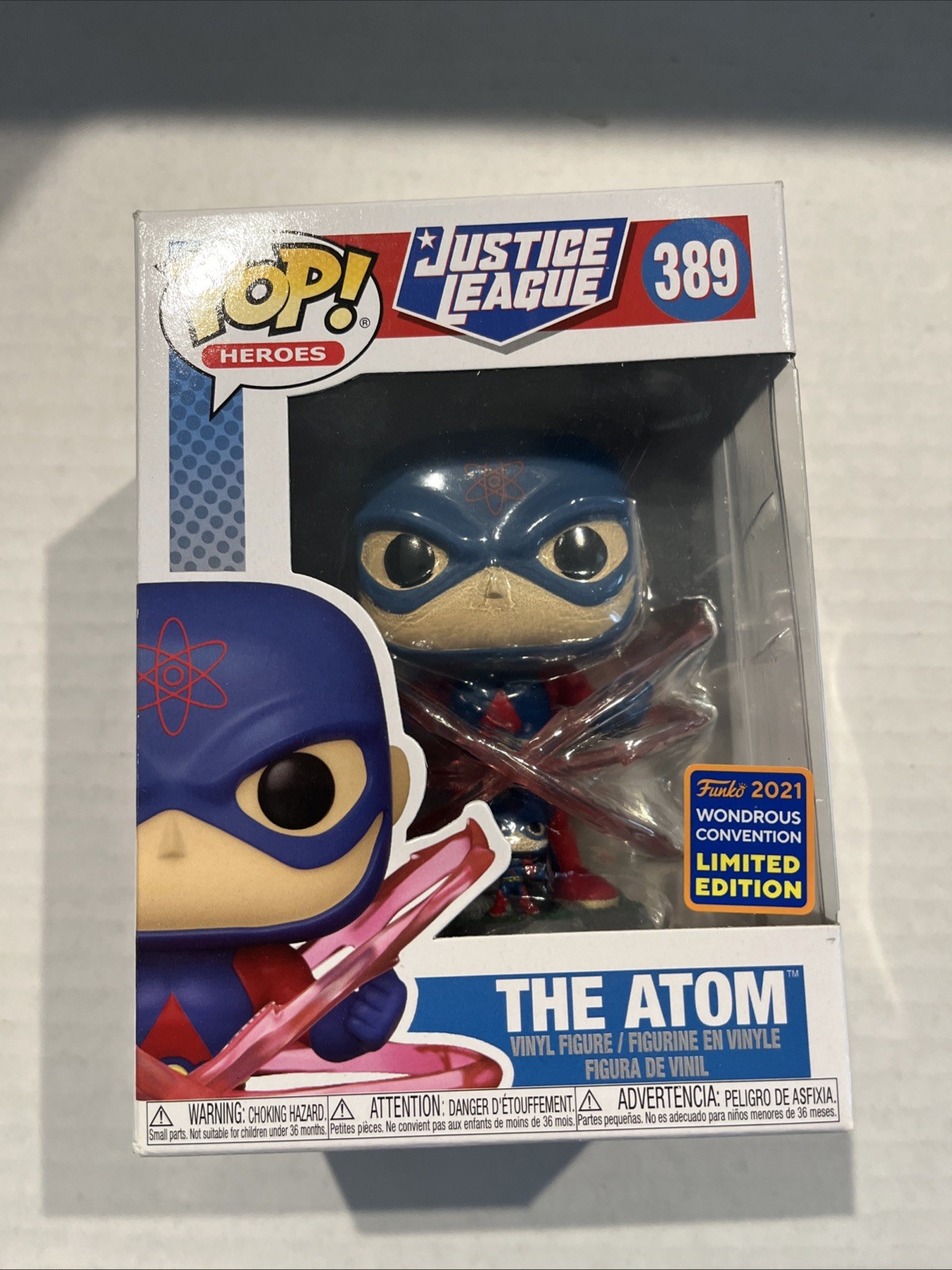 Funko Pop Justice League The Atom 389 2021 Wondrous Conventi