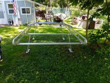 Aluminum Truck Rack Adjustable Universal Pick Up Truck Ladder Lumber Contractor