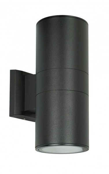 AußEn Wandlampe IP54 Up Down Schwarz H:27Cm Zylinder AußEnleuchte Haus Balkon-image
