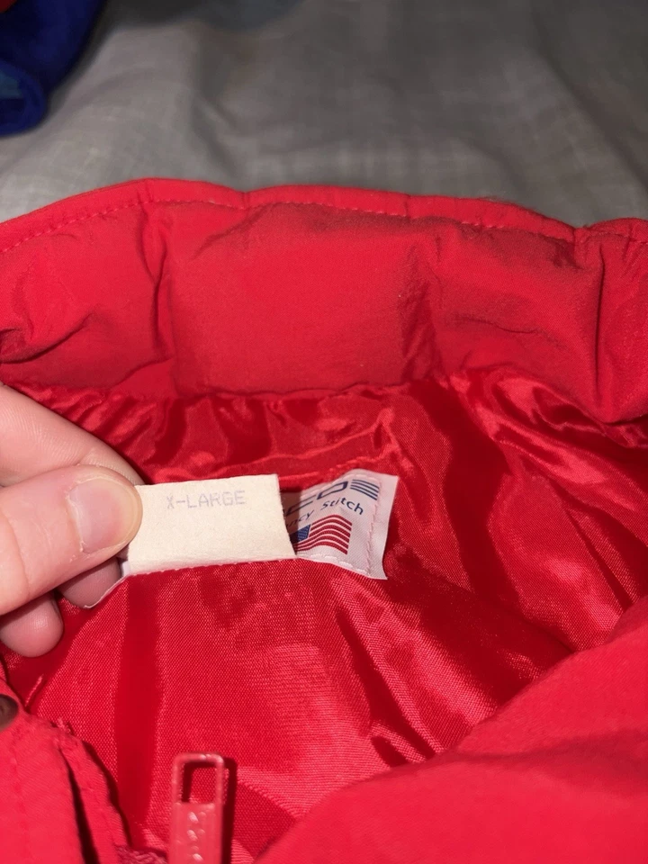 Chaqueta STP Racing Team Richard Petty 1984 Pit Crew para hombre XL CAMCO EE. UU. NASCAR Foto 4 de 4