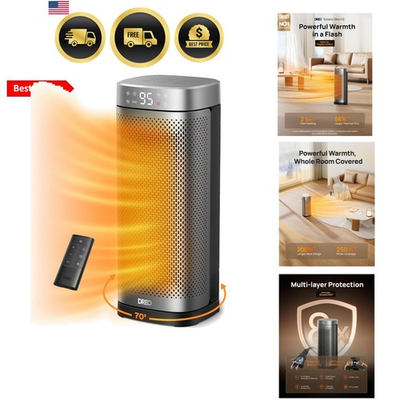 #ad Space Heaters for Indoor Use 16 Inch Fast Heating Portable Heaters with Remo... $109.59