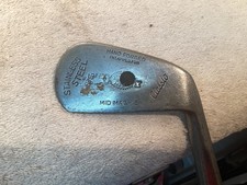 Burke Classic Hickory Shafted Mid Mashie 38.5 Inches