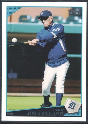 2009 Topps #339 Jim Leyland Manager Detroit Tigers NM-MT ID:54329 ID:54329