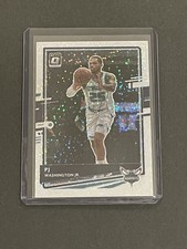 2020-21 Panini Donruss Optic #137 PJ Washington Jr. White Sparkle Prizm SP PWE