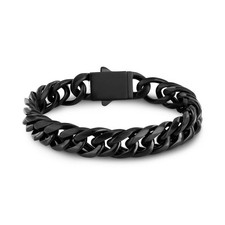 Sector Herren Armband SAXS06 Silber Schwarz