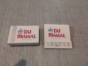 Vintage Matches Matchbook “Trump TAJ MAHAL” Casino & Resort Atlantic City NJ Box