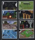 # NEW# GB 2020 Video Games full set FDC Cancellations - off paper
