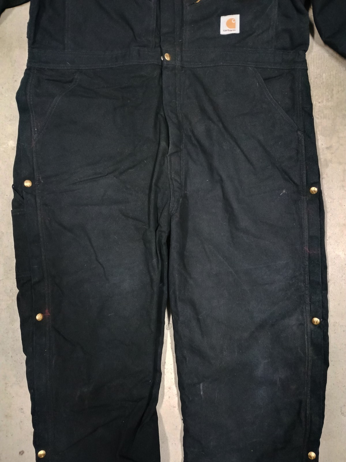 Vintage Carhartt X01 Coveralls Overalls Quilted Insulated Sz 48 USA Union Made thumbnail 5