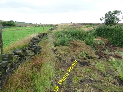 Photo 6x4 Obstructed path, Sowerby Cotton Stones This is the same path as c2015