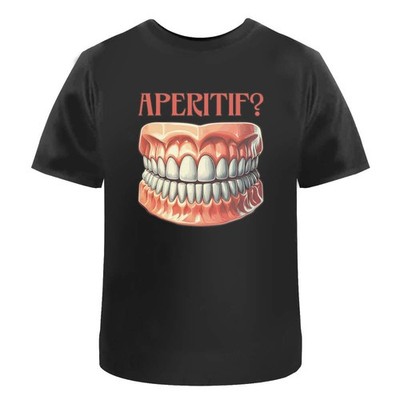 Unisex T-Shirt ''Lustige falsche Zähne'' - 100% Baumwolle (S-XXL) (TA055947)