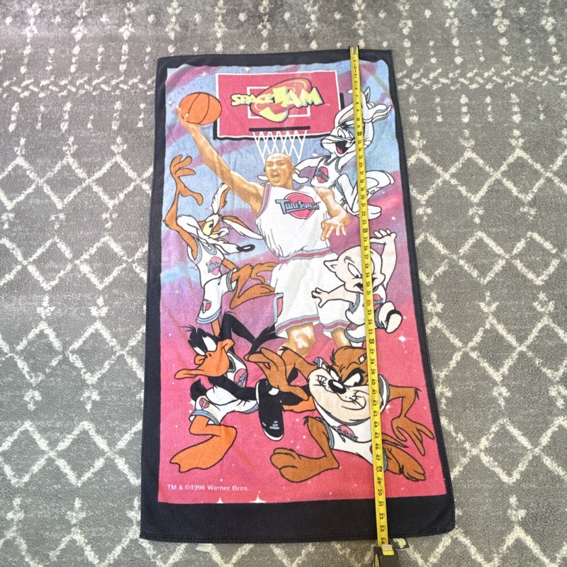 Warner Bros. Space Jam 1996 Printed Cotton Bath Towel Multicolor Kids