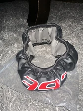 Leather Steering Wheel Cover Compatible with Cars Accessories,  Red/White 392