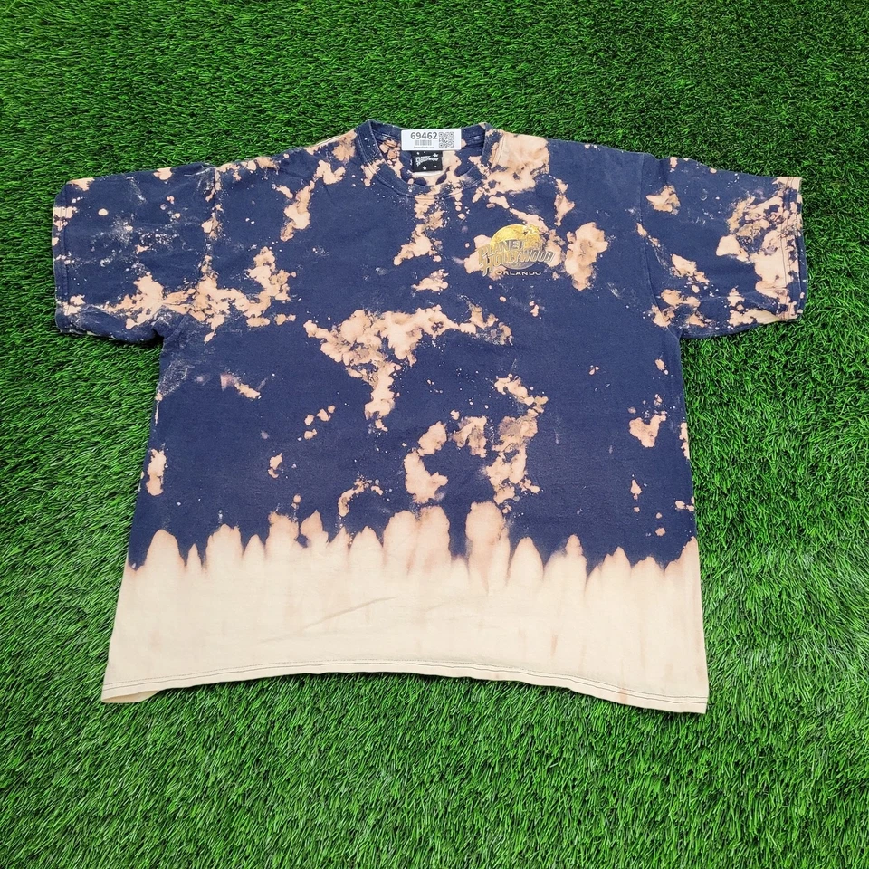 Camisa vintage 1998 Planet Hollywood XL 23x26 Eagle Orlando Fire Flame Foto 4 de 4