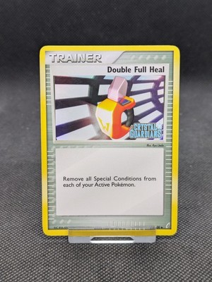 Double Full Heal 77/100 Pokemon Crystal Guardians Reverse Holo Karte NM