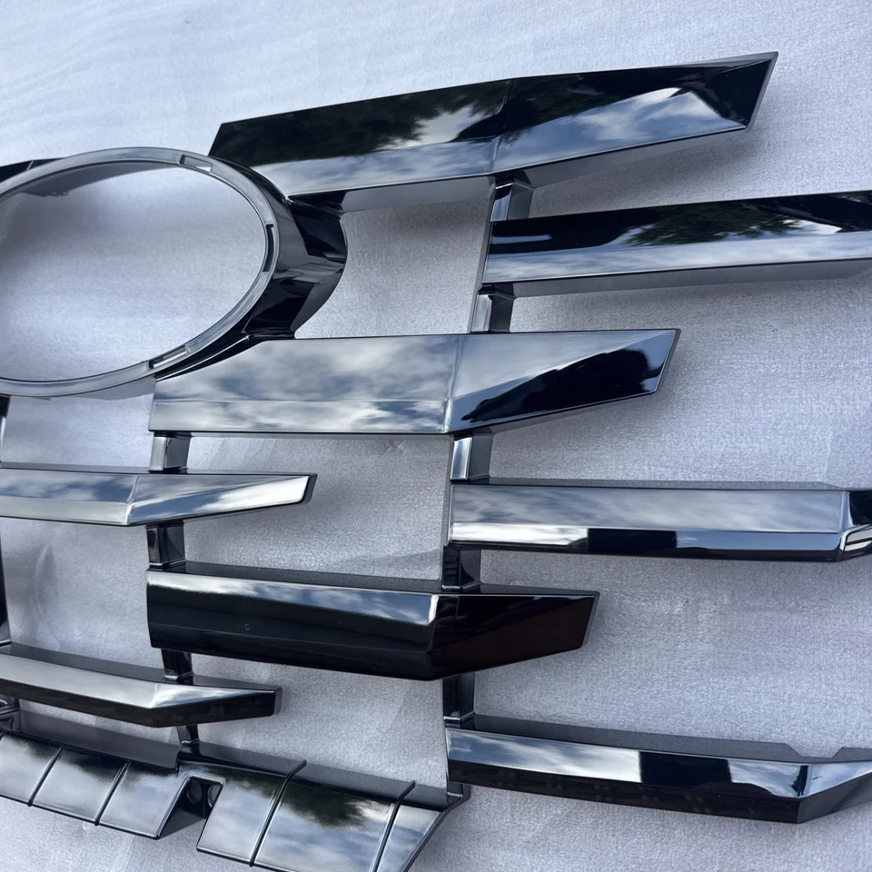 Hyundai Santa Cruz 2022 2023 2024 ahumado (oscuro) parachoques delantero inserciones OEM Foto 2 de 4