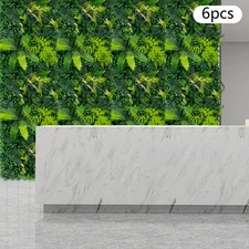 6PCS Greenery Walls, Artificial Greenery Wall, Artificial Grass Backdrop Wall