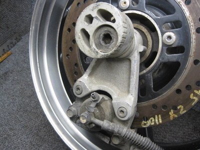 KAWASAKI REAR WHEEL RIM HUB ZX1100 ZX 1100 1993-1997 TRAIL ROTOR