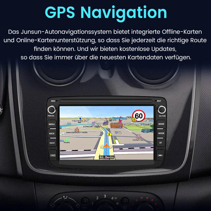 64G DAB+ Android Autoradio GPS Für Renault Dacia Duster Sandero Lodgy Carplay BT - Bild 4 von 4