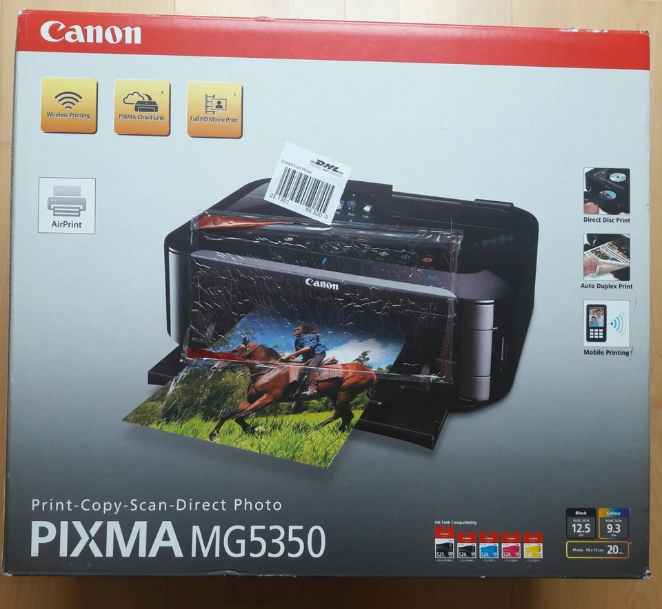 Canon Maxify MB5450 Pixma iX6850 Drucker Scanner Fax WLAN Apple AirPrint Cloud - Bild 4 von 4