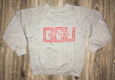 Vintage 1980  s Ohio State Buckeyes Football Sweatshirt Gray Sportswear Fits XS/S