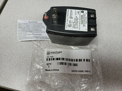 UTC Interlogix GE Security Caddx 22-166 MGT1640 16.5VAC 40VA Plug