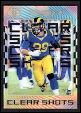 2019 Panini Illusions Clear Shots Gold #5 Aaron Donald /399 - NM-MT
