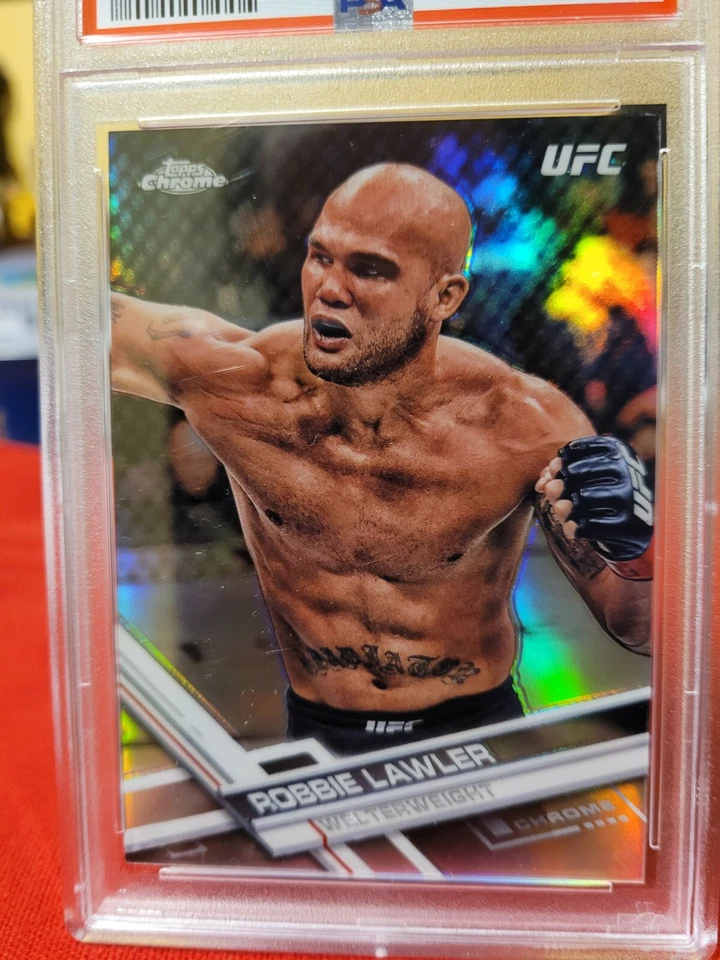 UFC Chrome Topps Refractor Robbie Lawler #16 Ruthless Iowa - Image 2 of 4