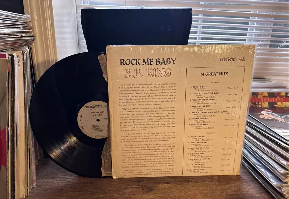 B.B. KING -ROCK ME BABY -KENT -KST 512- SHRINK - Image 2 of 4