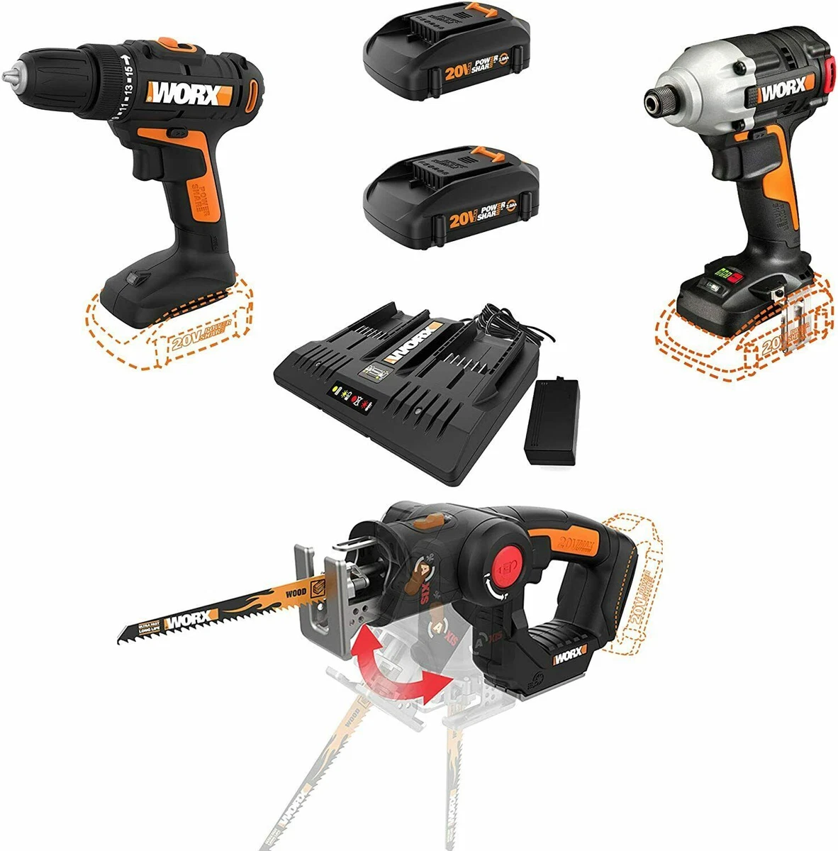 Worx electric drill sale