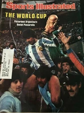 July 3, 1978 Argentina World Cup Soccer Futbol Sports Illustrated