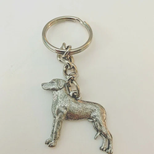 Rhodesian Ridgeback PEWTER Dog 3D Keychain Key Chain Ring Fob GG Harris
