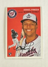2023 Topps Chrome Platinum Anniversary #153 Israel Pineda RC Nationals