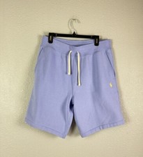 Polo Ralph Lauren Men's Fleece Shorts Cotton-Polyester Blue size M NWT 98.50