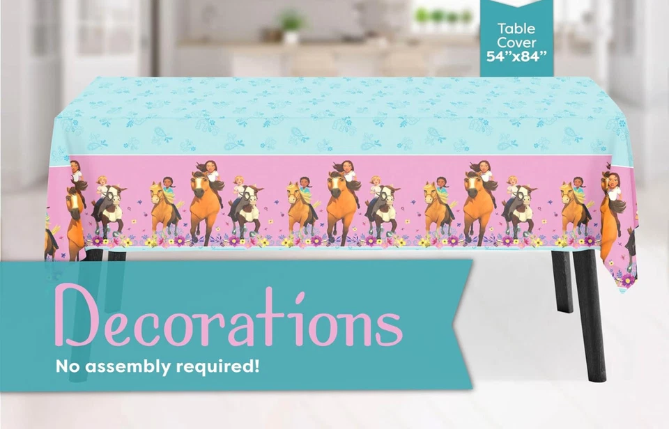 Spirit Riding Free Horse Birthday Party Supplies Set-Plates, Napkins, Tablecloth - Image 4 of 4