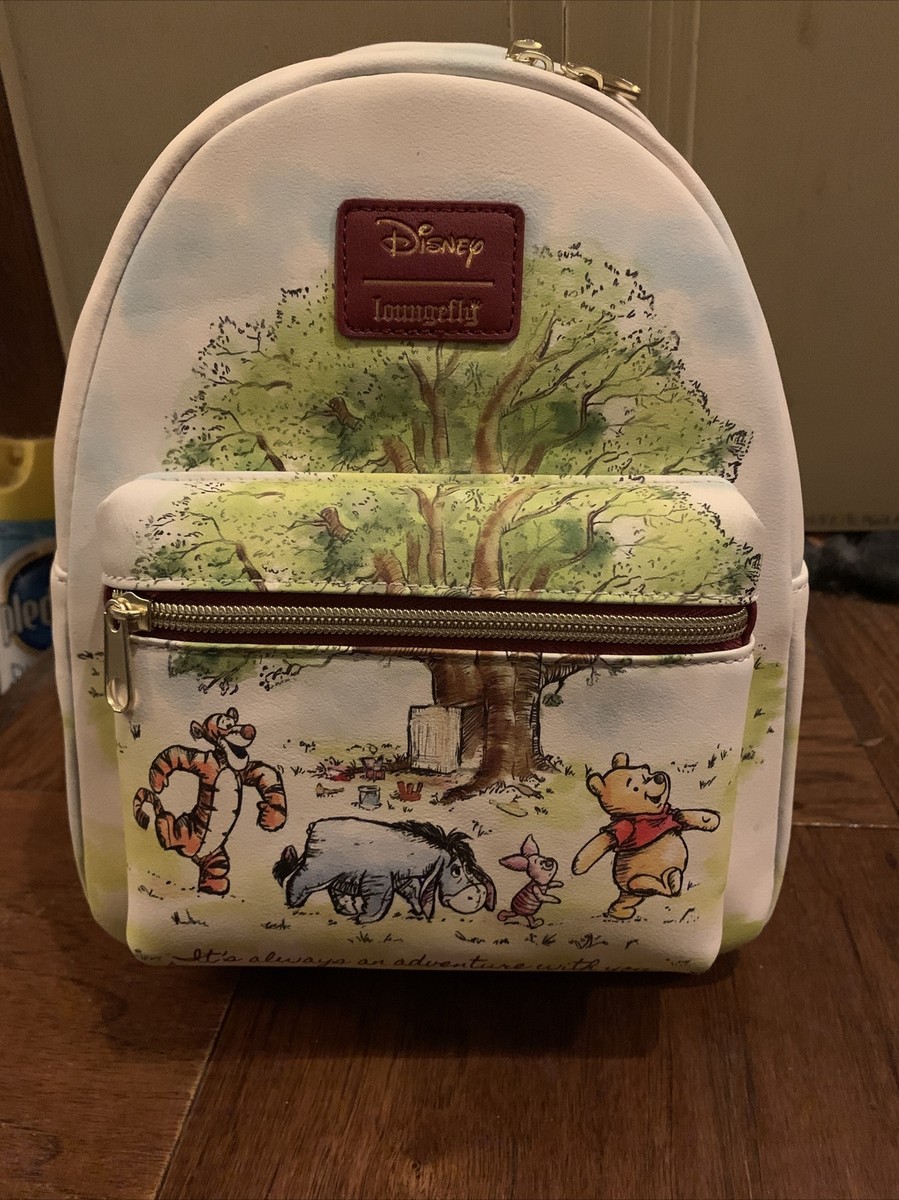 Loungegly Winnie the Pooh and Friends 100 Acre Woods Disney Mini Backback Loungefly Disney Winnie The Pooh Hundred Acre Wood Mini  main image 2