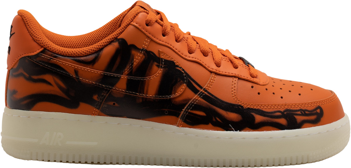 Nike Air Force 1 Low Orange Skeleton Halloween (2020) Men's - CU8067-800 -  US