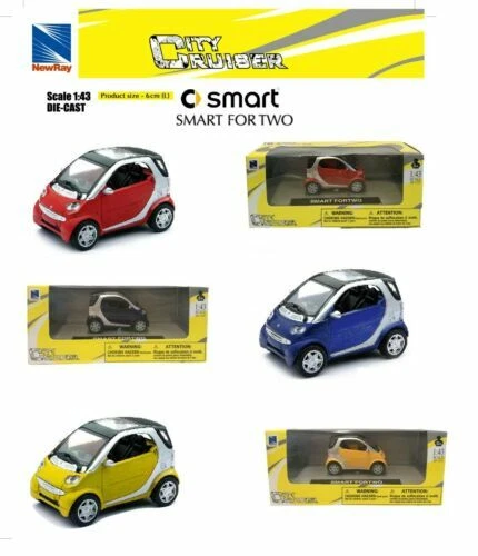 Modellini statici di auto, furgoni e camion scala 1:43 per Smart