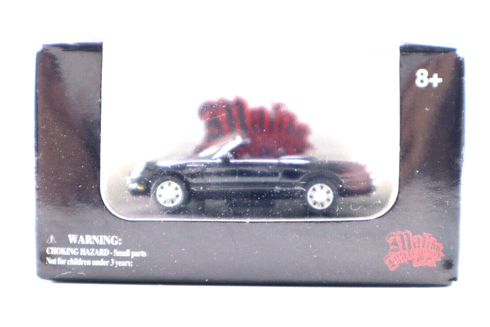 Malibu International 1:87 HO FORD Thunderbird CONVERTABLE CAR BLACK AUTO RTR - Image 2 of 4